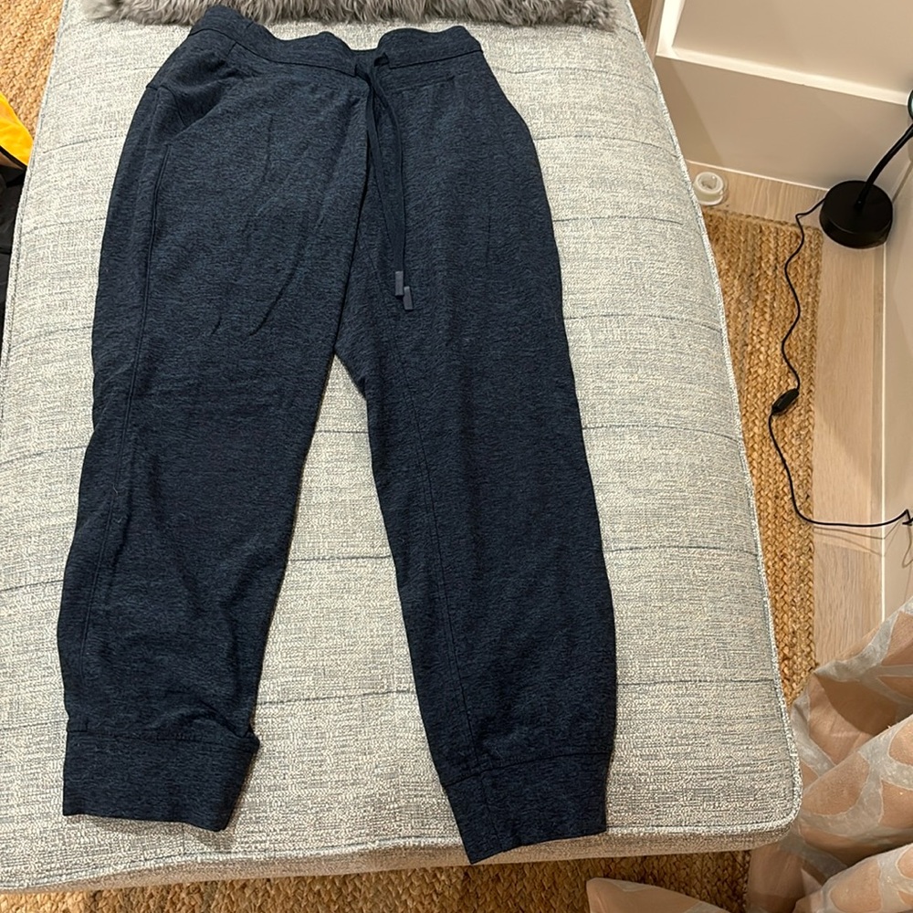 size four navy lululemon joggers